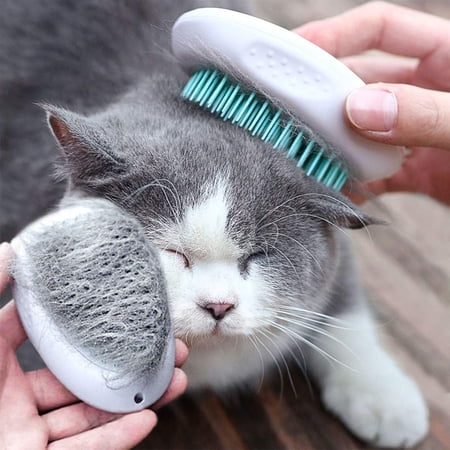Cat Brush for Shedding and Grooming, Easy Release Self Cleaning Pet ...