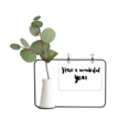thumbnail image 1 of Have A Wonderful Year Quote Metal Picture Frame Cerac Vase Decor, 1 of 3