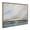 Natural, variant on Kate and Laurel Sylvie Sunday Morning Framed Canvas Wall Art by Mary Sparrow, 18x40 White, Decorative Abstract Landscape Art on Framed Gallery-Wrapped Canvas