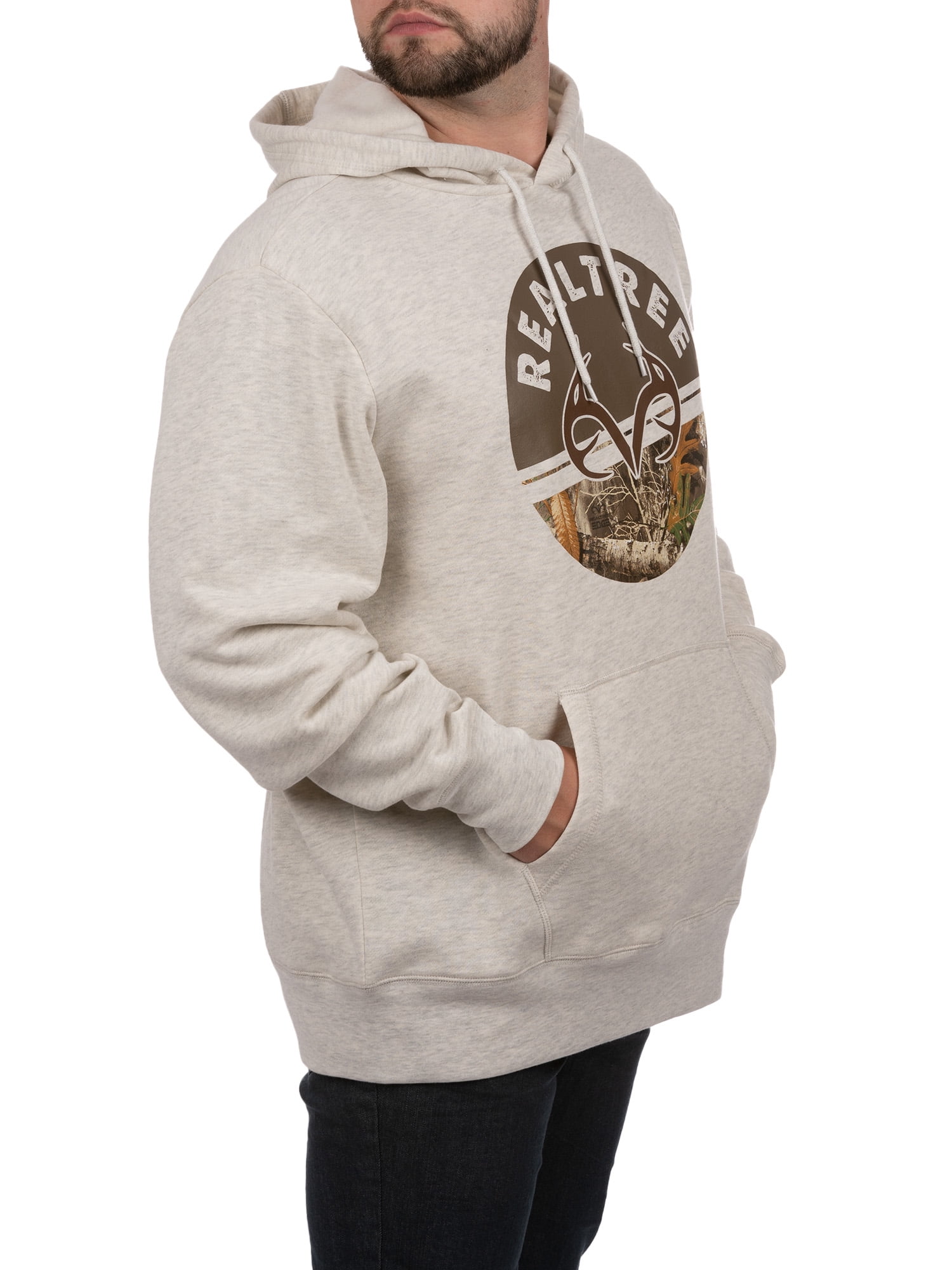 Realtree Men’s Graphic Hoodie with Long Sleeves