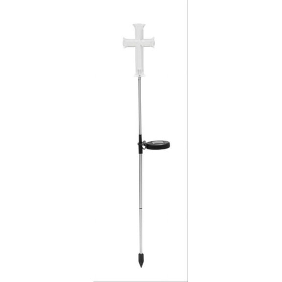 Lux-Landscape SLR9102AS 3 ft. 3 Lumens Solar Cross Light Stake