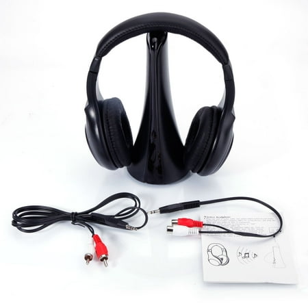 Zimtown 4 in 1 Wireless HI-FI Stereo Headphones Headset For MP3 Player TV CD FM Radio