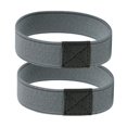 thumbnail image 3 of 2 correas elásticas para zapatos, bandas elásticas para tobillos de mujeres y niñas, cordones antisueltos, bandas de repuesto para zapatos planos. gris oscuro, 3 of 8