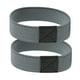 thumbnail image 2 of 2 correas elásticas para zapatos de mujer y niña, cordones para zapatos planos y sandalias. gris oscuro, 2 of 9
