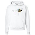 thumbnail image 2 of Inktastic Honey Bee Adult Hoodie Sweatshirt, 2 of 4