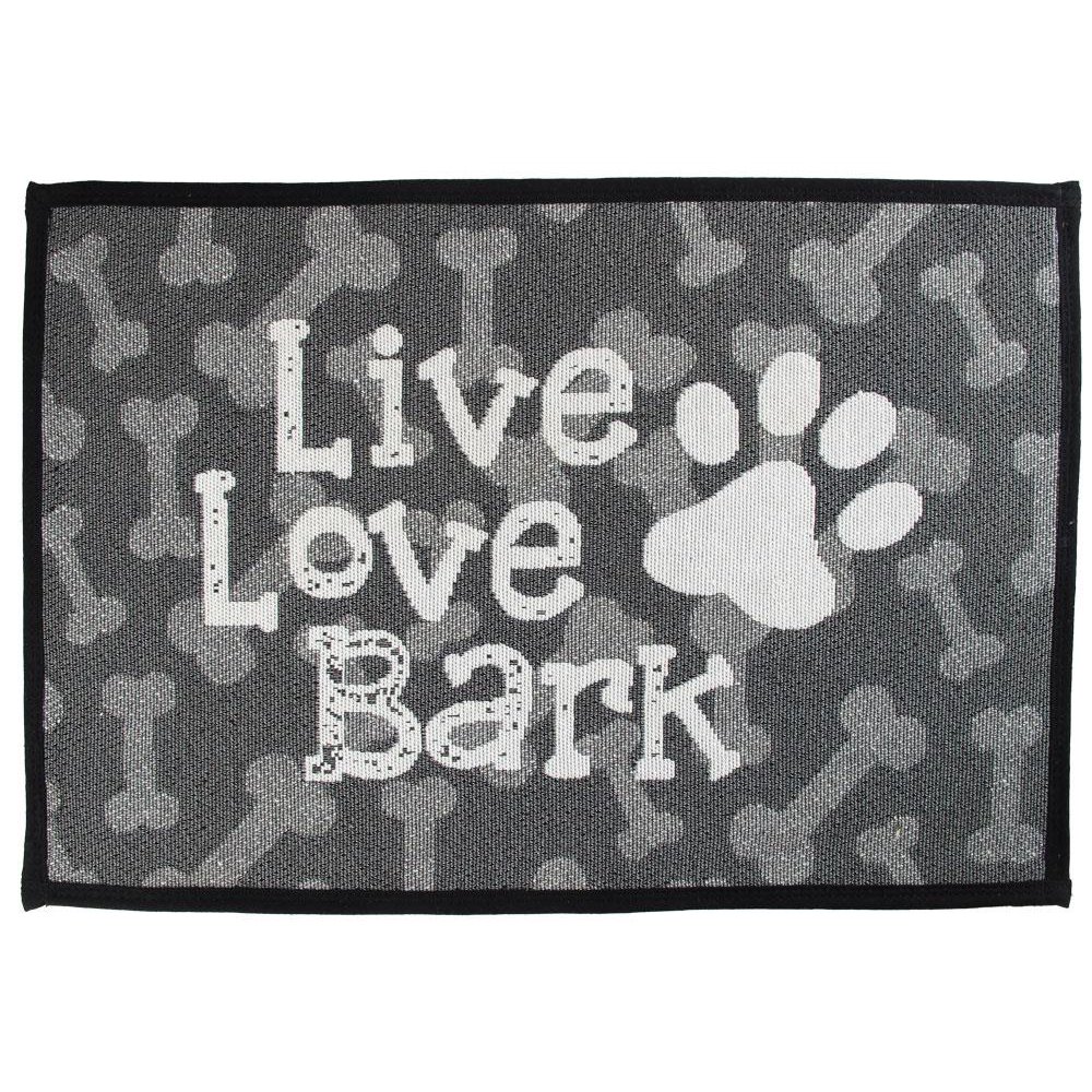 Cute Dog Food and Water Bowl Mat, Feeding Placemat for Pet Bowls