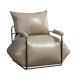 thumbnail image 4 of Sofá perezoso individual, sillón moderno con Base desmontable, sillón perezoso informal versátil, sillón para jardín, sala de estar interior Gris, 4 of 8