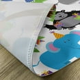 thumbnail image 5 of Ambesonne Birthday Place Mats Set of 4, Wild Animals Birthday, Standard Size, Multicolor, 5 of 6