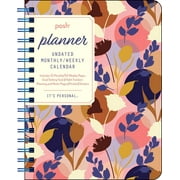 Posh: Planner Undated Monthly/Weekly Calendar : Pink Silhouette Floral (Calendar)