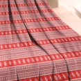 thumbnail image 3 of Red Christmas Folk Pattern Blanket,Comfortable Soft Lamb Wool Throw Blanket,All Season,Warm Lightweight Blankets for Sofa Bed Couch Living Room Chair,40"x50", 3 of 4