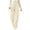 Beige, variant on Bxsruta Womens Wide Leg Pants Loose Relaxed Drawstring Casual Lounge Trousers