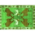 thumbnail image 1 of Ahgly Company Indoor Rectangle Persian Green Traditional Area Rugs, 2' x 4', 1 of 1