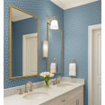 thumbnail image 4 of S4Sassy Modern Geometric Checkered Wallpaper - Blue Wall Covering, 25" x 60" Self-Adhesive Vinyl Walls Paper, Decorative Walls Wrap, Easy DIY Wall Covering For Bedroom, Cabinets, 4 of 9