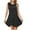 Black, variant on Womens Summer Knit Dress 2025 Casual Ribbed Short Sleeve Pullover Sweater Dresses Trendy Colorblock Clothes
