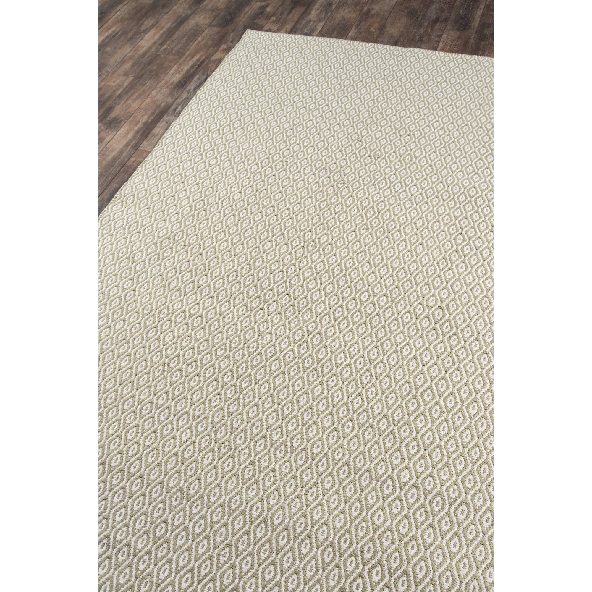 Erin Gates by Momeni Newton Davis Green Hand Woven Indoor Outdoor Rug 5' X 7'6"