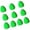 Green 10, variant on Aurgiarme 10pcs/50pcs Fishing Floats Foam Floats Fishing Tackle Accessories Fly Fishing Indicators Pompano Floats