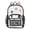 Planets with Rings Pattern, variant on PVC Transparent Backpacks Clear Backpack for Travel and Outings Pastel Purple Planets and Stars