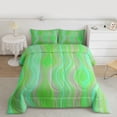 thumbnail image 2 of Castle Fairy Gradient Stripes Queen Comforter Set,Abstract Lines Bedding Comforter Set, 2 of 8