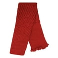 thumbnail image 3 of Unique Bargains Womens Ribbed Design Toeless Over Knee Length Boot Cover Leg Warmers Red, 3 of 4