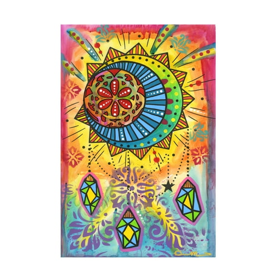Canvas Wall Art - Dean Russo 'Cosmic Balance 6' Wall Art for Living Room, Bedroom, or Office Décor by Trademark Fine Art - 12 x 19 Inches