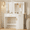 Bulb Type-White, variant on LIFERECORD Vanity Desk with Mirror and Lights, Makeup Vanity Table with Hair Dryer & Power Outlet, 2-Drawer Dressing Table for Bedroom,White