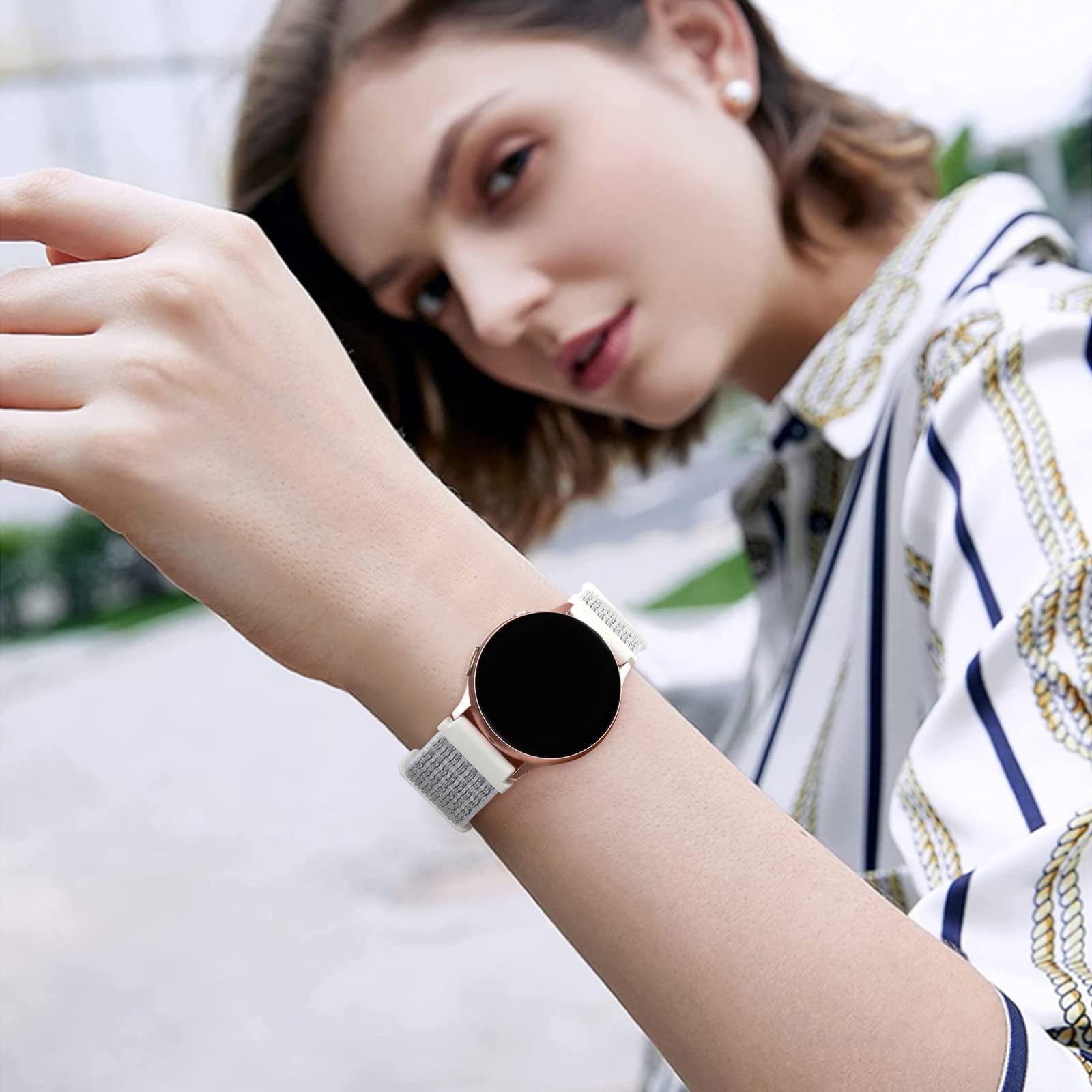 LEIXIUER Sport Loop Nylon bands for For Samsung Galaxy watch