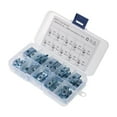 thumbnail image 2 of 50x M5 Nuts Clips Accessory Automotive Motorcycle Nut Fastener Clip Replacement Spare Parts, 2 of 9
