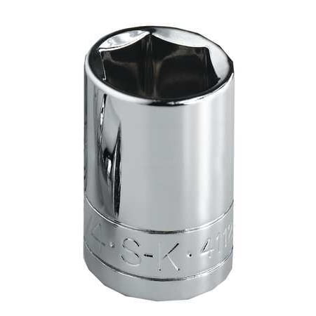 SK PROFESSIONAL TOOLS 43711 1/4" Dr, 12mm Socket, 12 Pt.