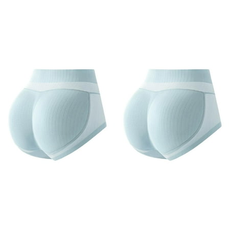 Wijhcboe 2 Pack Body Women Panties plus Size Boxes Sculpting Artifact Blouse for New Year Eve Lifting Pants Peach Beautiful Pad Seamless Underwear Cotton Womens Und