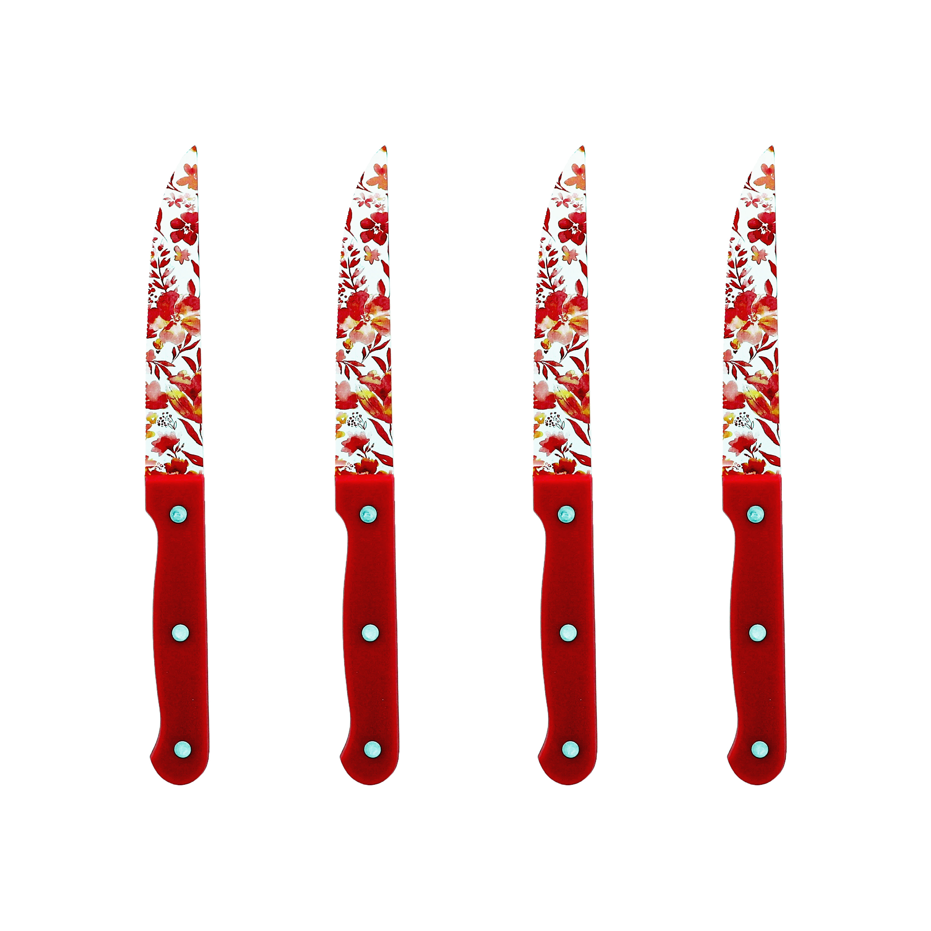 The Pioneer Woman Patchwork Medley 4Piece Steak Knife Set Walmart Inventory Checker BrickSeek