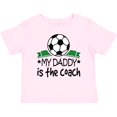 thumbnail image 3 of Inktastic Soccer My Daddy is the Coach Boys or Girls Baby T-Shirt, 3 of 5