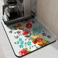 thumbnail image 3 of Coffee Bar Mat Accessories for Countertop Absorbent Hide Stain Rubber Backed Dish Drying Mats for Kitchen Counter Draining Pad Decor Gift(24x18in), 3 of 7