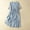 Blue summer dresses, variant on SEMPAI Summer Dresses Sundresses Short Sleeve Crew Neck Print Long Sundresses Simple for Dressy Women Dresses