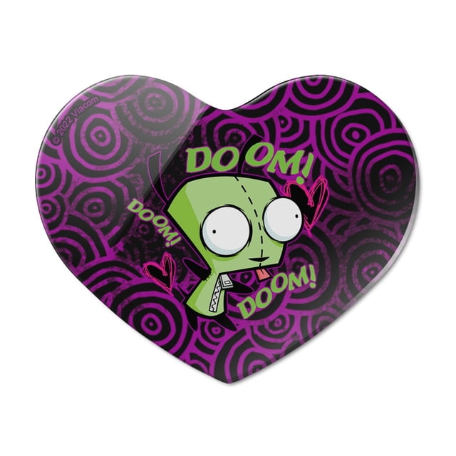 Invader Zim Gir Doom Dance - Astuccio Portapillole Rettangolare In Metallo Con Doppio Scomparto - Portamedicina Da Viaggio 5,6x4,1 Cm - 2