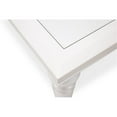 thumbnail image 6 of Michael Amini Glimmering Heights Contemporary Wood & Glass Dining Table in Ivory, 6 of 7