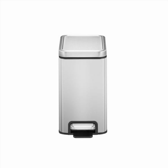 TRASH CAN SS SLVR 2.6GAL(Pack of 2)