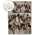 thumbnail image 5 of Ships Next Day, Custom Blanket with Picture - Printed in USA, Personalized Photo Blanket (Fleece – 50x60), 5 of 6