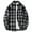 Black, variant on XFLWAM Men's Plaid Shirt Button Down Casual Long Sleeve Flannel Shirts Shacket Fall Winter Clothing Lapel Shirt with Pocket