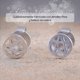 thumbnail image 3 of SilverCloseOut Aretes de pentagrama (pentáculo) de plata esterlina para mujer - 5 mm, 3 of 8
