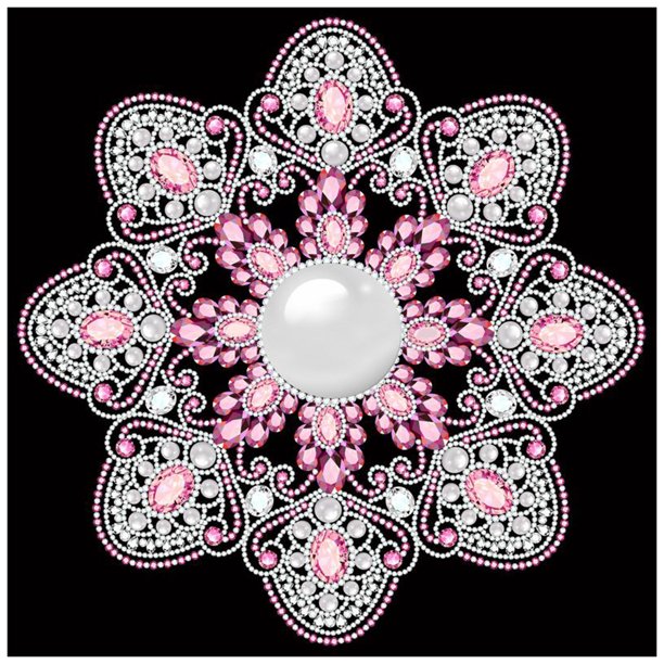 Parte especial en forma de taladro Rhinestone diamante pintura Datura trabajo hecho a mano decoración del hogar FLhrweasw Nuevo