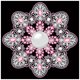 thumbnail image 1 of Parte especial en forma de taladro Rhinestone diamante pintura Datura trabajo hecho a mano decoración del hogar FLhrweasw Nuevo, 1 of 9