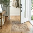 thumbnail image 2 of ODIKA 2'x3' Orange Terracotta Burnt Symmetrical Retro Motif Print Vintage Washable Doormat None for Entryway, Kitchen, Laundry Room, Non-Slip, Low Pile, 2 of 7