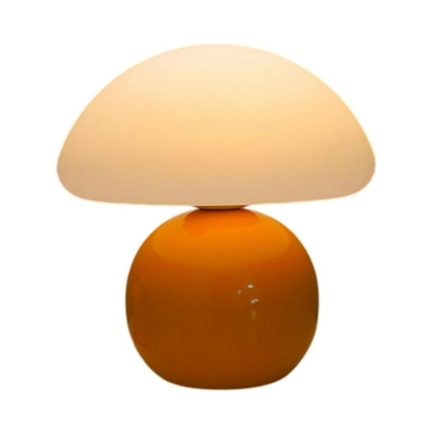 Lámpara de mesa, lámpara de noche, decoración, luz cálida, lámpara de escritorio decorativa y elegante para naranja