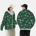 thumbnail image 4 of Gaeub Green Background With Ho Men's and Women's UPF 50+ Long-Sleeved Sun Protection Clothing, Fishing Shirt Long Sleeve Zip-XX-Large, 4 of 7
