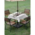 thumbnail image 5 of Square Outdoor Tablecloth with Umbrella Hole Funny Koala Outside Table Cloth Waterproof Patio Table Cover Cute Art Fun Lovely Animals on Toilets Zipper Tablecloths for Picnic Party Camping 54x54 Inch, 5 of 8