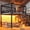 Natural Wood +Black with Canopy, variant on Bellemave Twin XL Loft Bed with Stairs and Storage Wardrobe, Metal Loft Beds Frame with USB Ports and LED Lights,Game Loft Bed Twin XL with Large Under-Bed Space, Easy Assembly (Natural Wood +Black)