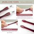 thumbnail image 4 of EXLEAF 6-Piece Professional Cuticle Trimmer Set,Cuticle Pusher And Knife,Sturdy Nail Art Tools for Removing Dead Skin, 4 of 7