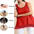 thumbnail image 3 of CHOK Camisoles à Soutien-Gorge Intégré pour Femmes, Bretelles Spaghetti Ajustables, Débardeur Sans Manches, Hauts d'Été, 3 of 6