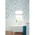 thumbnail image 5 of NextWall Carolina Blue Jasmine Chinoiserie Peel and Stick Wallpaper, 5 of 9