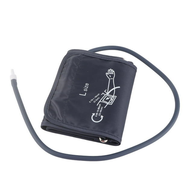 Paquete de 2 manguitos de presión arterial con conector, anillo en D ajustable, correa grande para el manguito, manguito de repuesto para la presión arterial del brazo de 8,7 a 18,9 pulgadas